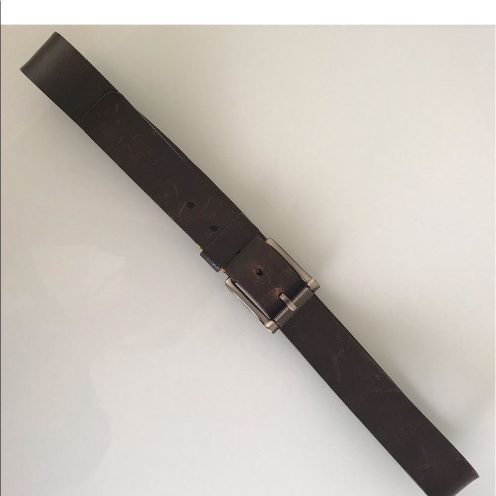 Brown Leather Belt S